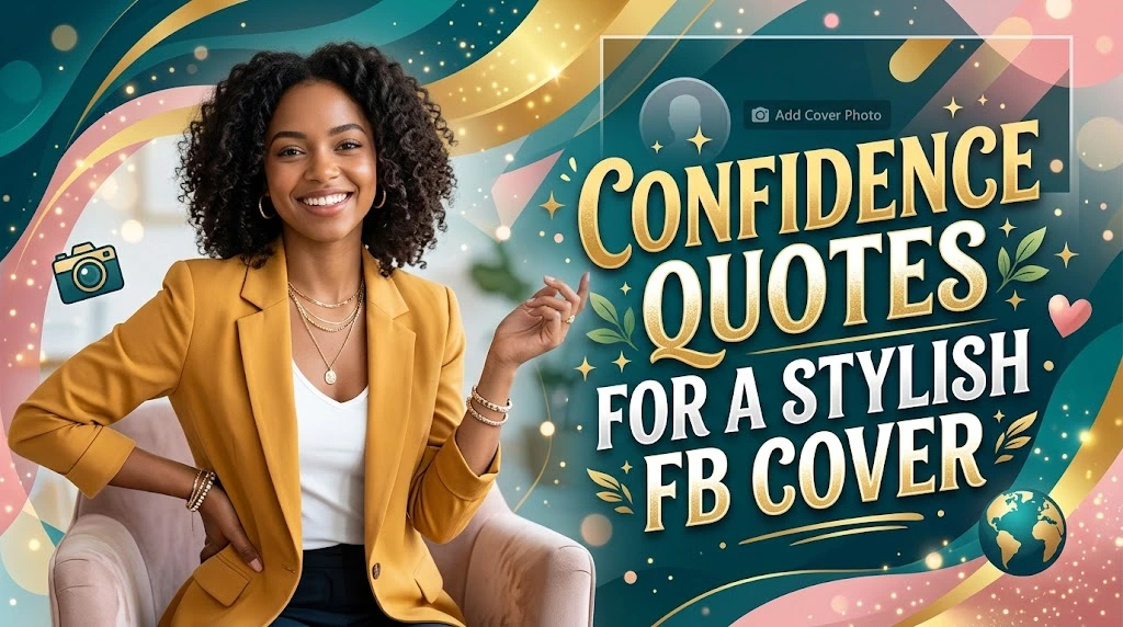 Confidence Quotes for a Stylish FB Cover