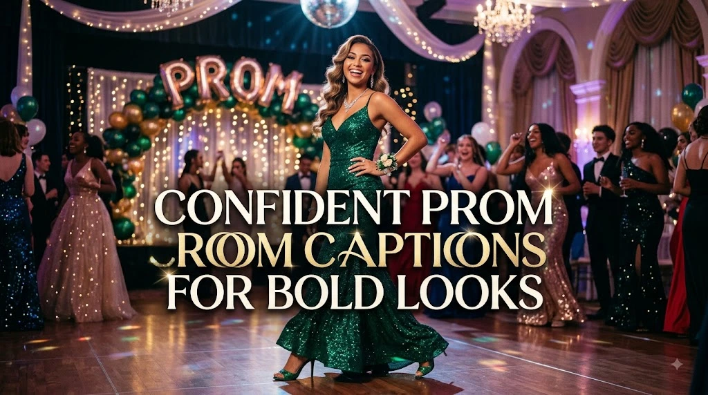 Confident Prom Captions for Bold Looks