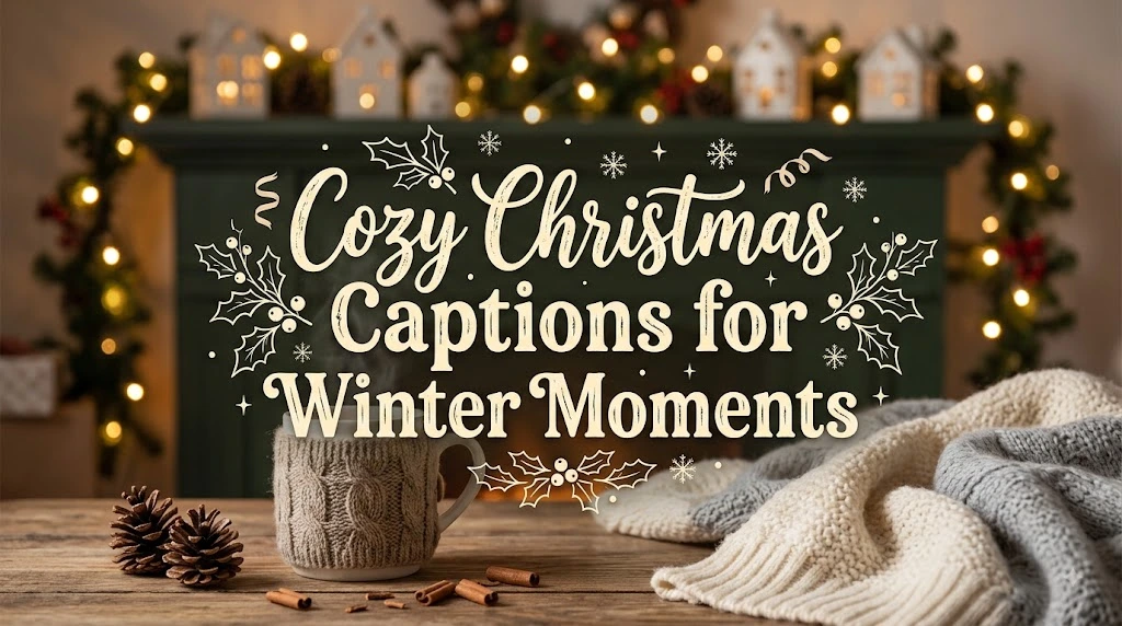 Cozy Christmas Captions for Winter Moments