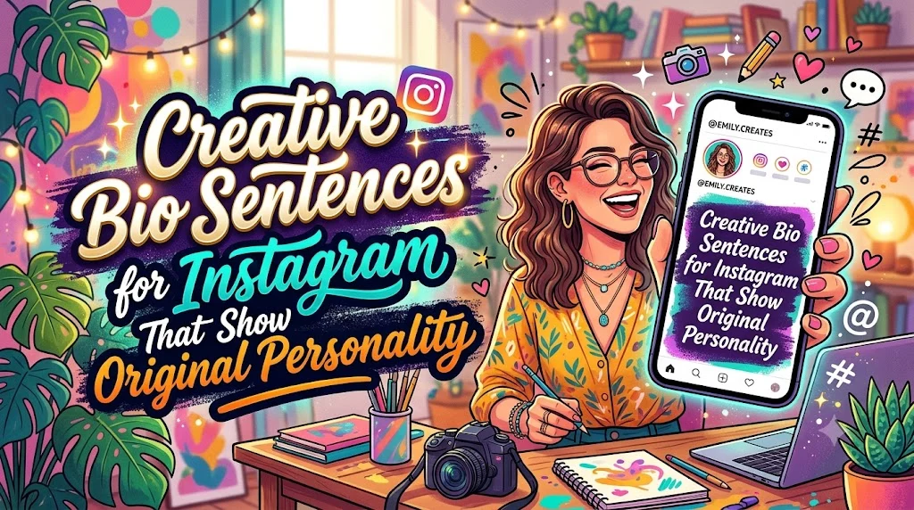 Creative Bio Sentences for Instagram That Show Original Personality