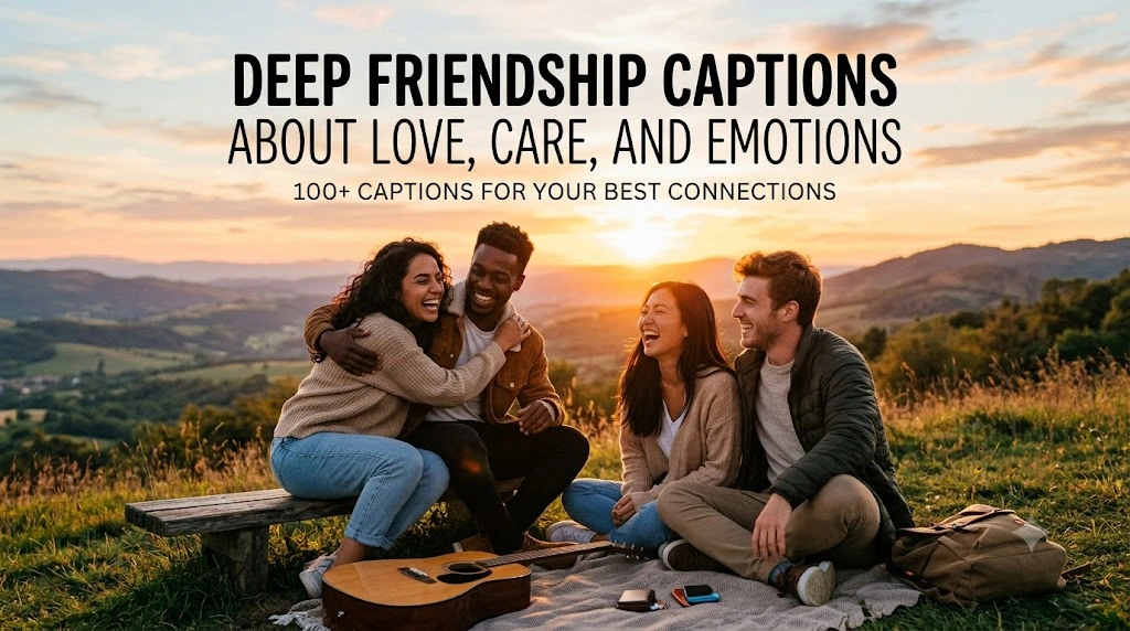 Deep Friendship Captions About Love, Care, and Emotions