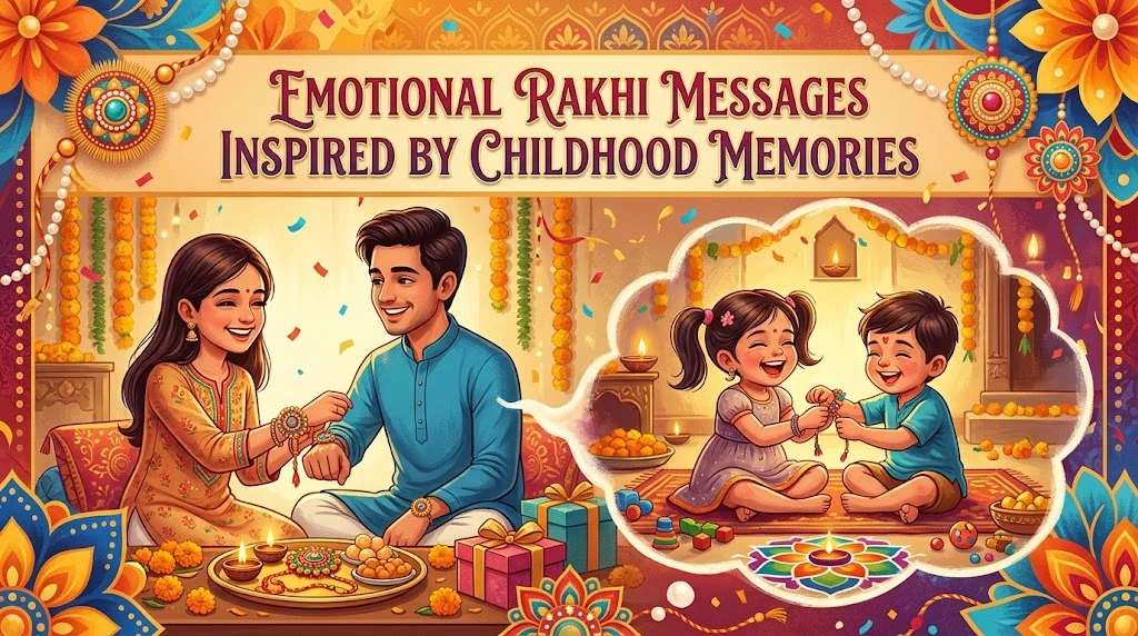 Emotional Rakhi Messages Inspired by Childhood Memories
