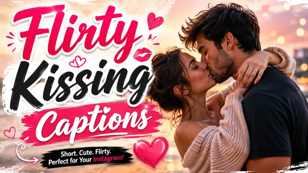 Flirty Kissing Captions