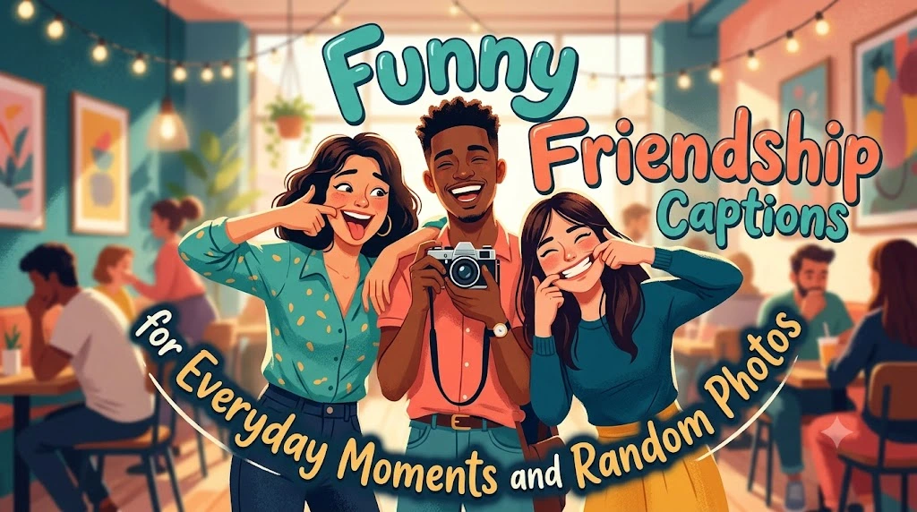 Funny Friendship Captions for Everyday Moments and Random Photos