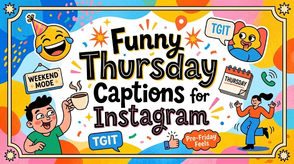 Funny Thursday Captions for Instagram