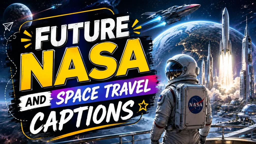 Future NASA and Space Travel Captions