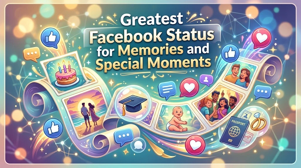 Greatest Facebook Status for Memories and Special Moments