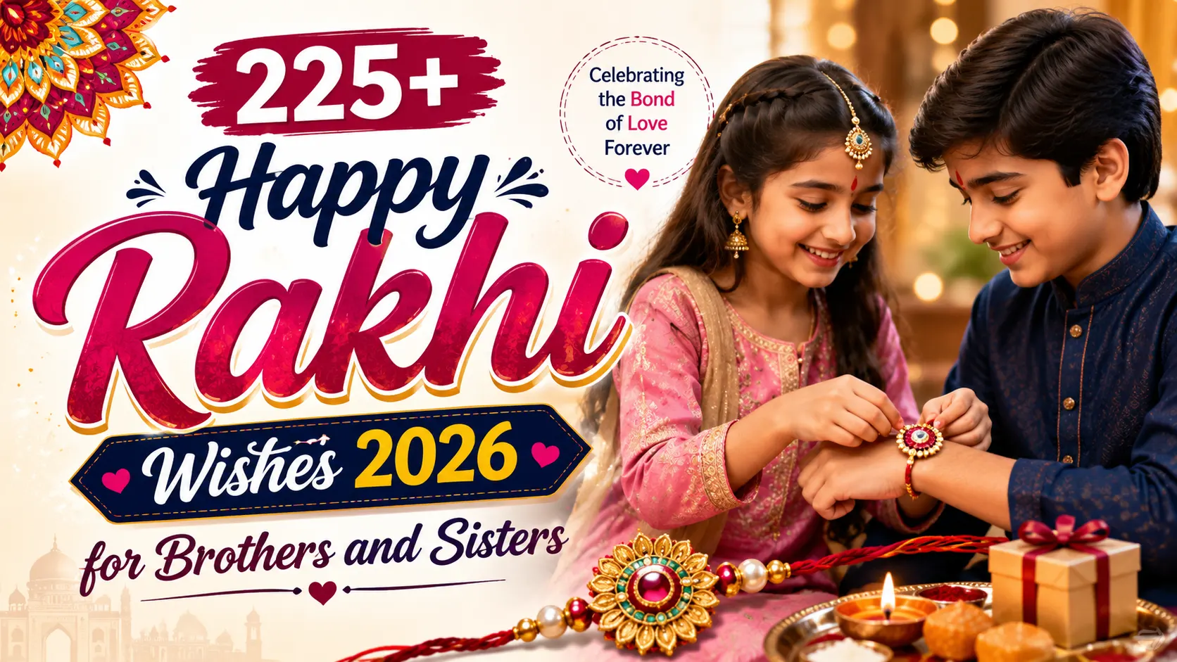 225+ Happy Rakhi Wishes 2026 for Brothers and Sisters