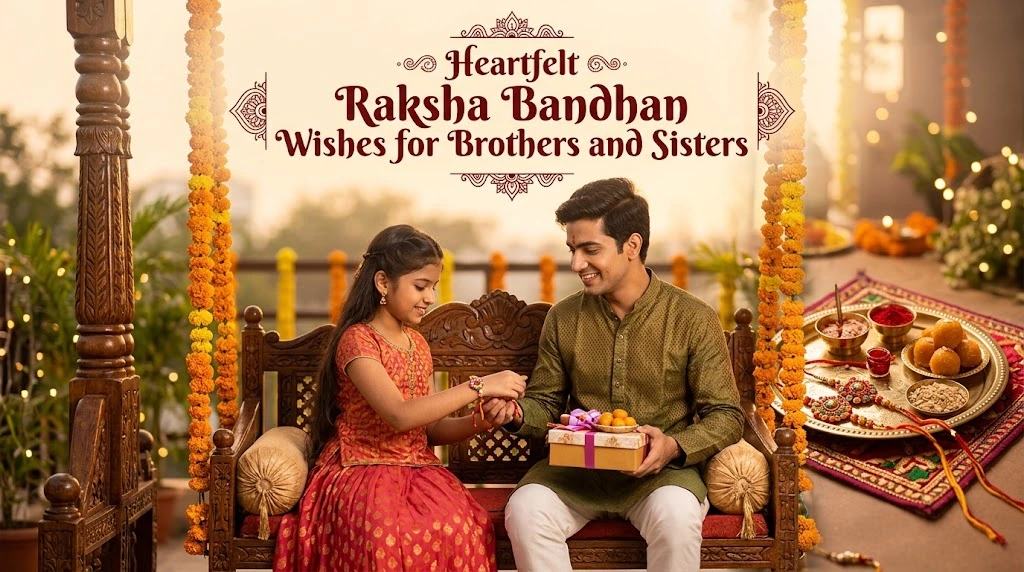 Heartfelt Raksha Bandhan Wishes for Brothers and Sisters
