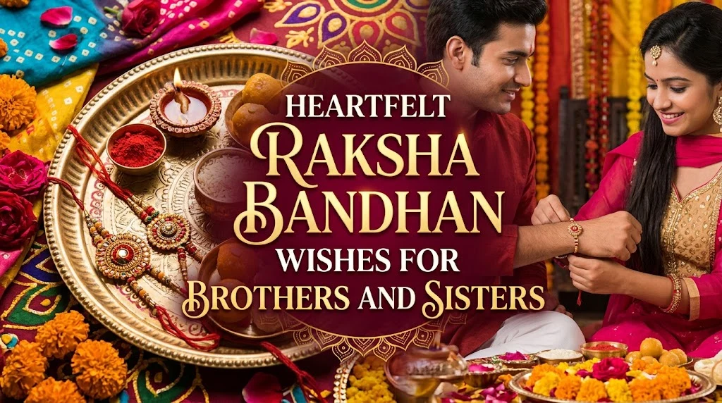 Heartfelt Raksha Bandhan Wishes for Brothers and Sisters