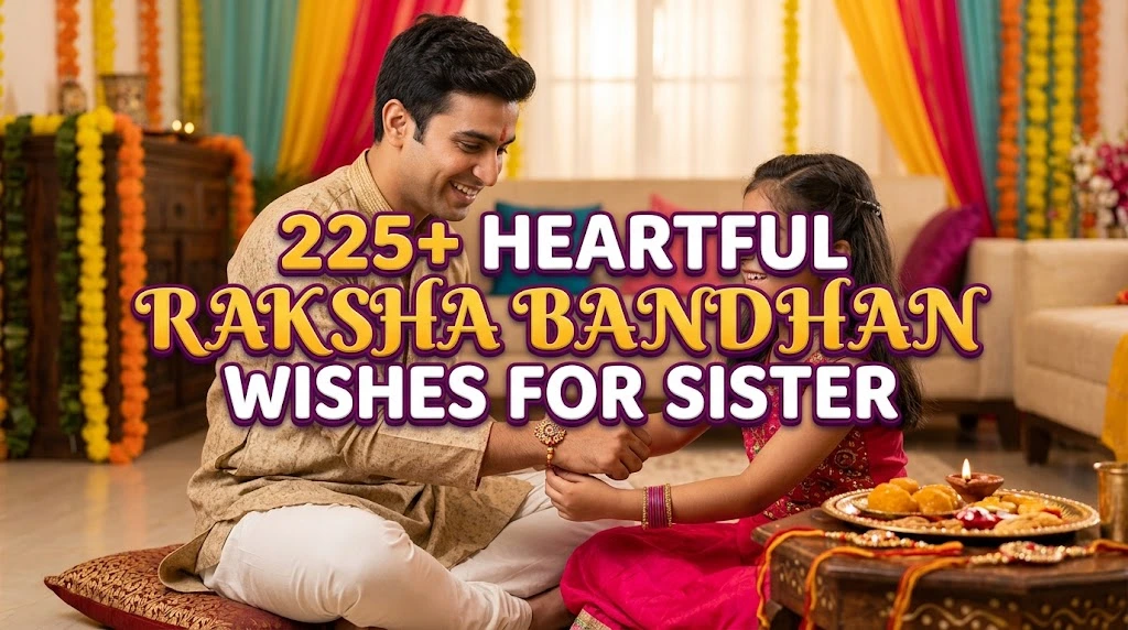 225+ heartful raksha bandhan wishes for sister