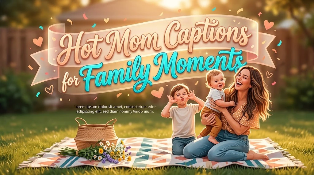 Hot Mom Captions for Family Moments