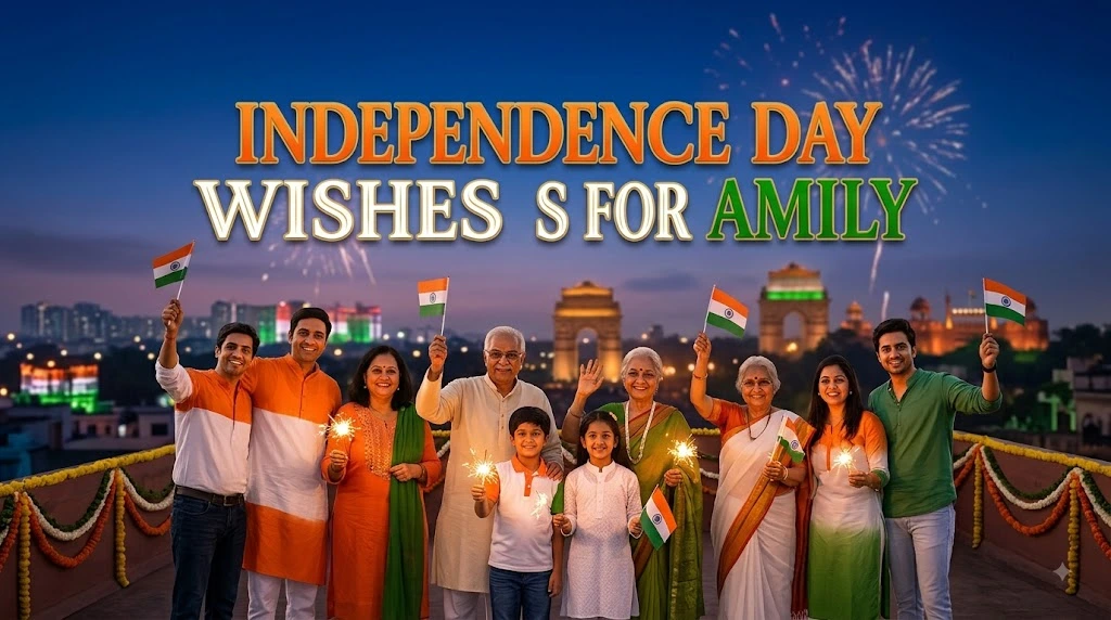 Independence Day Wishes for Family