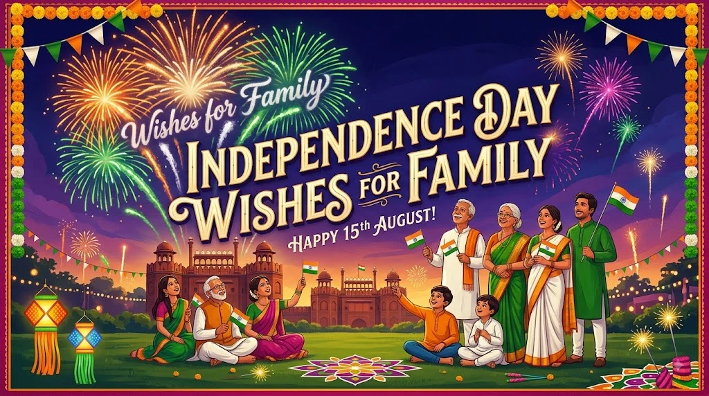 Independence Day Wishes for Family