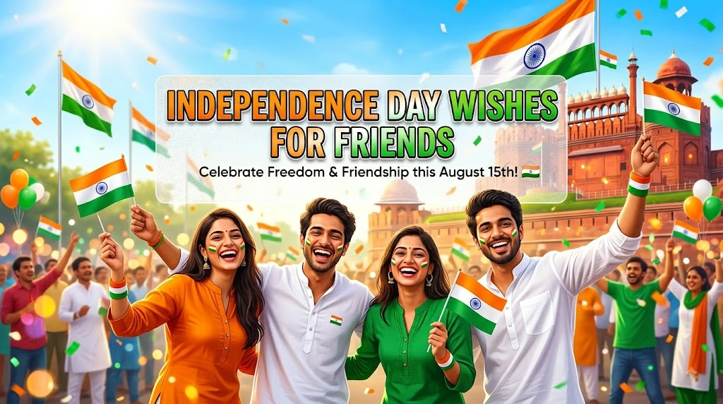 Independence Day Wishes for Friends