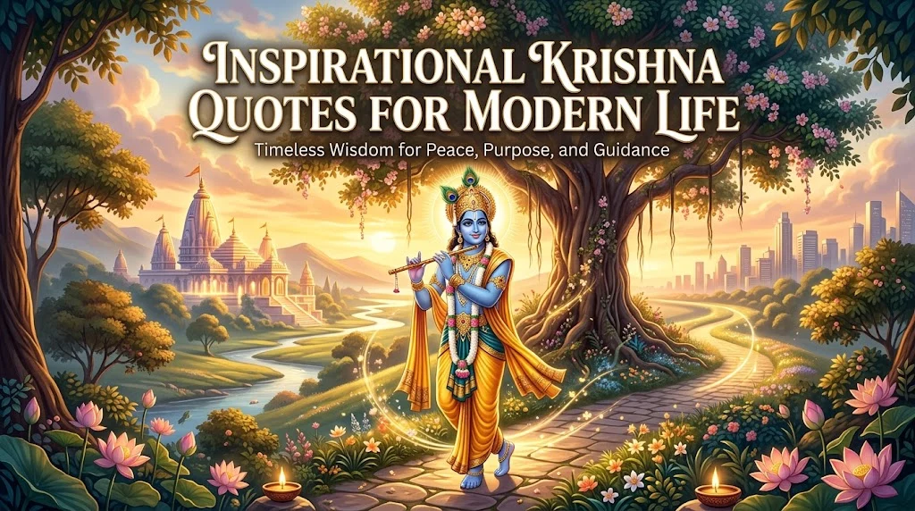 Inspirational Krishna Quotes for Modern Life