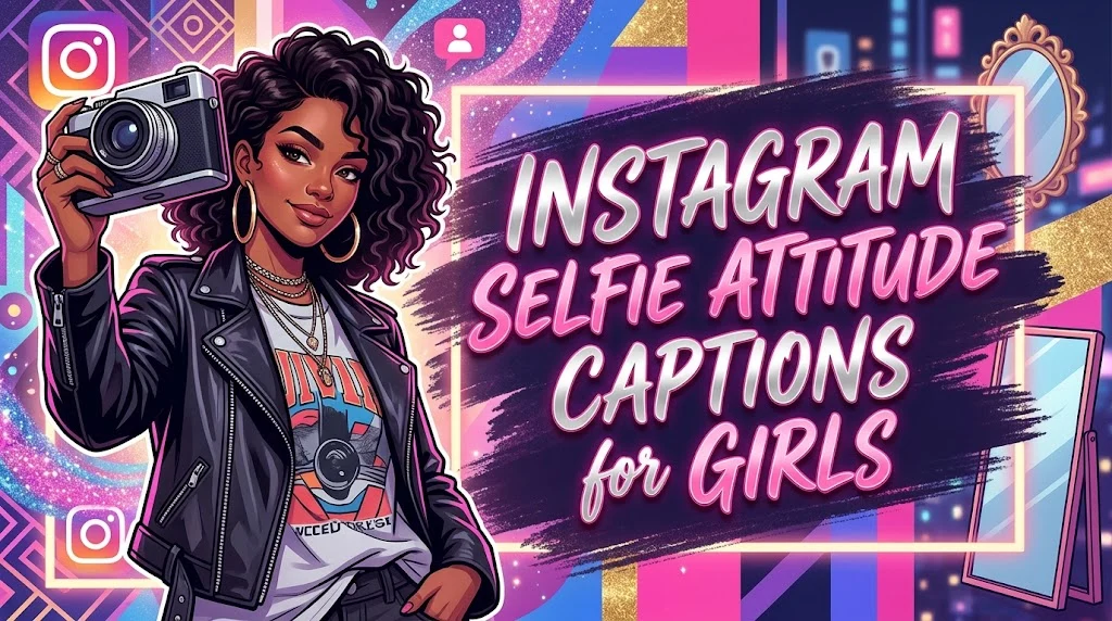 Instagram Selfie Attitude Captions for Girls