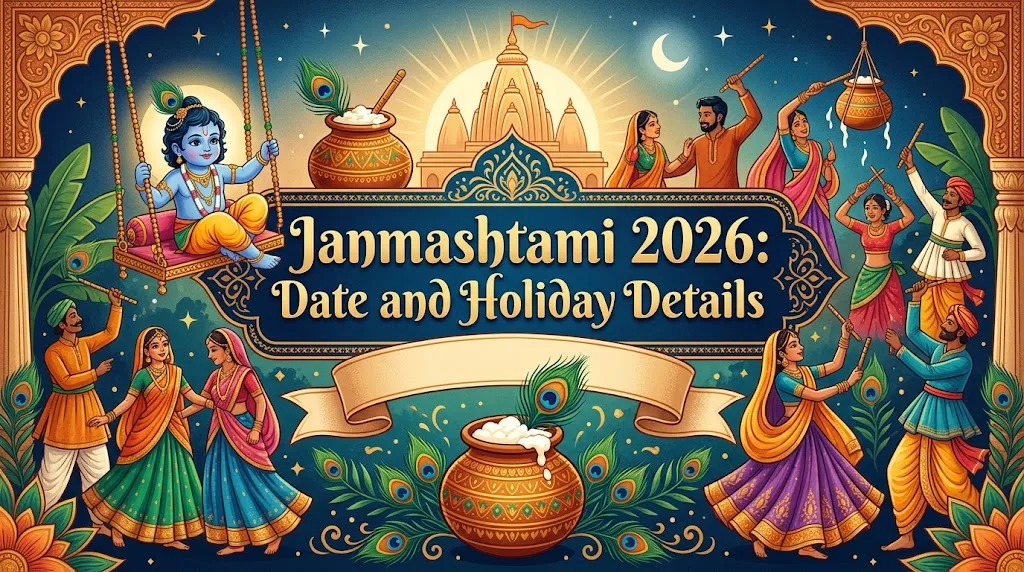 Janmashtami 2026: Date and Holiday Details