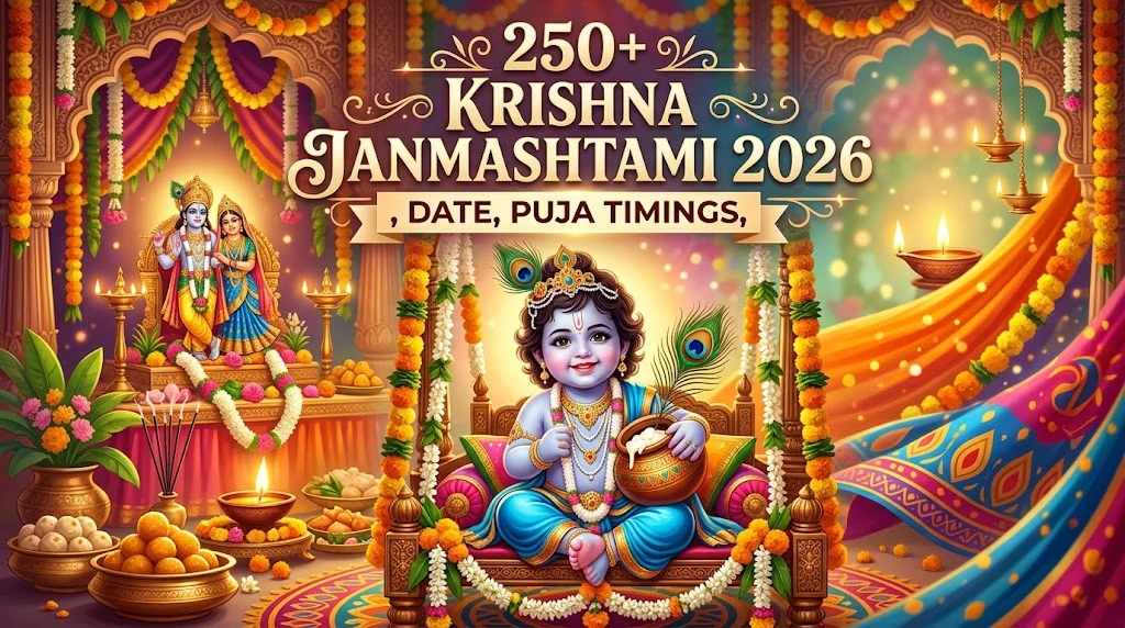 250+ Krishna Janmashtami 2026, Date, Puja Timings,