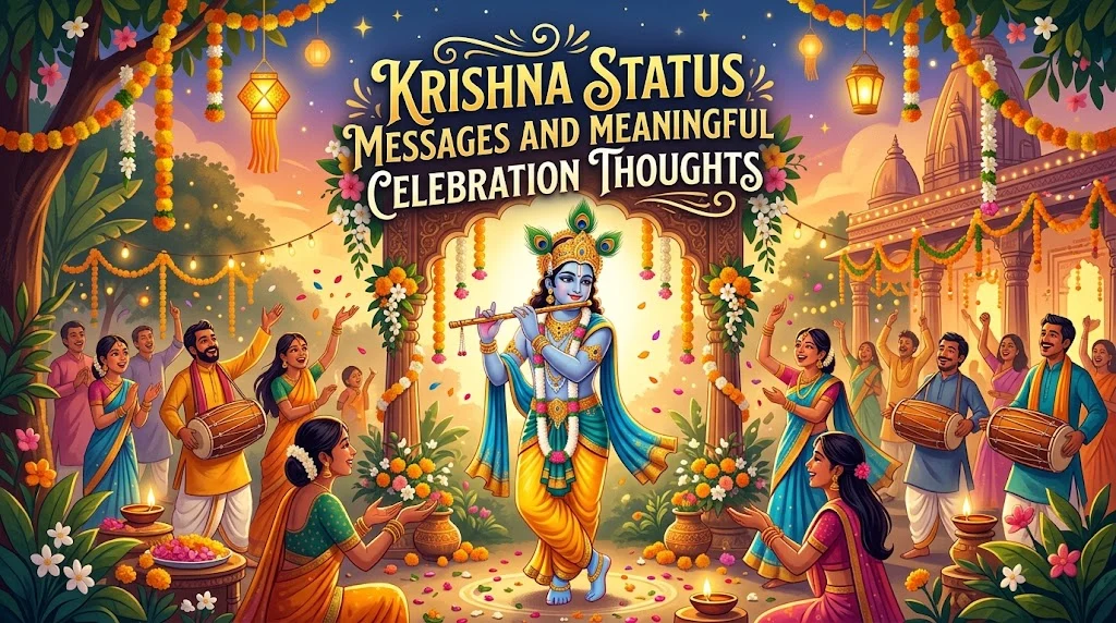 Krishna Status Messages and Meaningful Celebration Thoughts