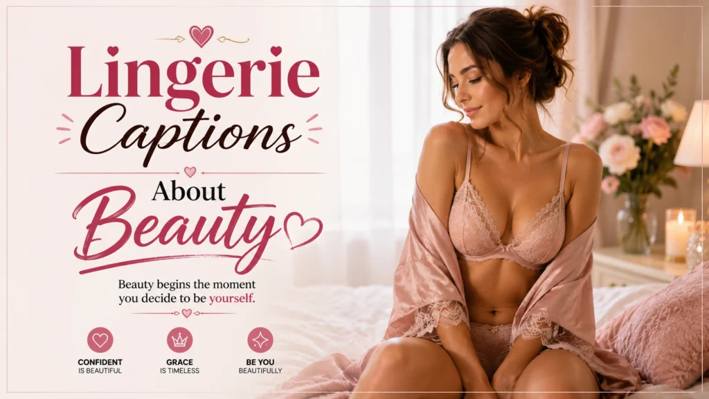 Lingerie Captions About Beauty