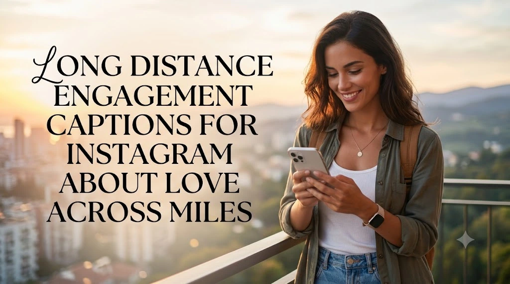 Long Distance Engagement Captions for Instagram About Love Across Miles