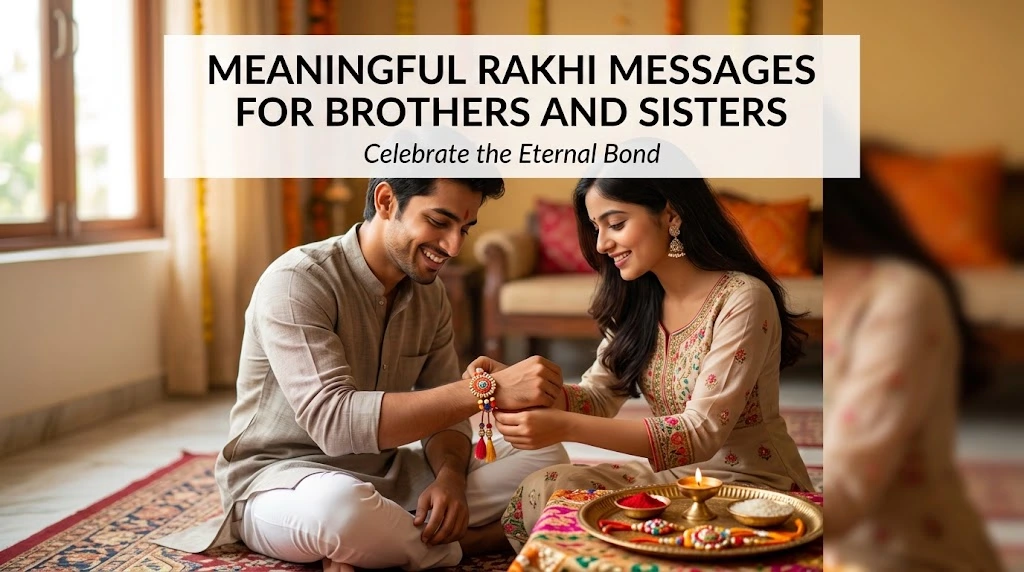 Meaningful Rakhi Messages for Brothers and Sisters