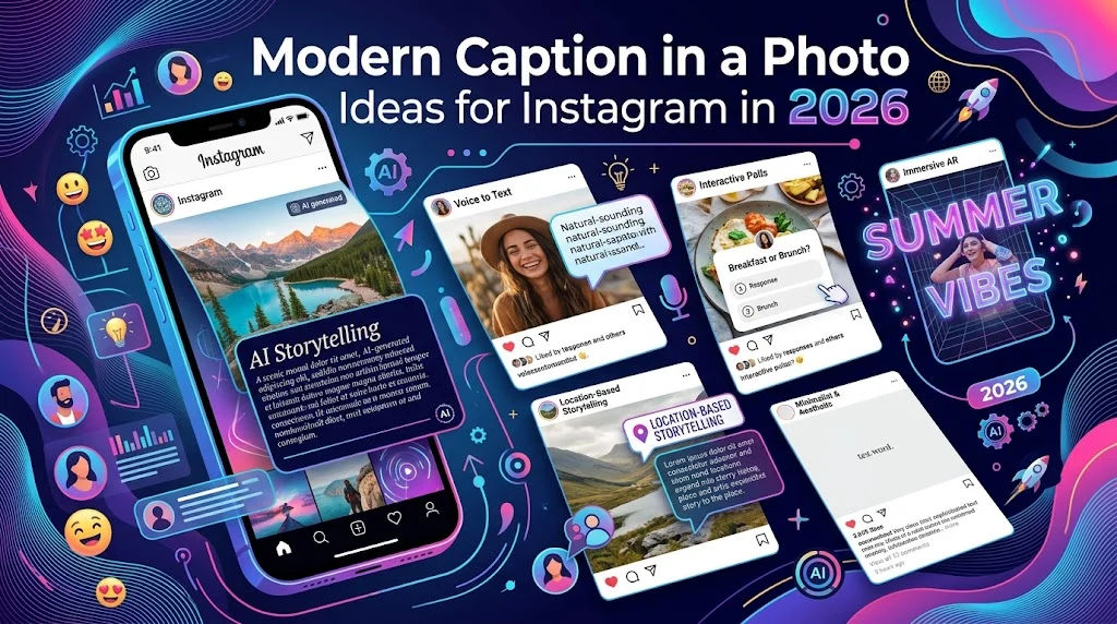 Modern Caption in a Photo Ideas for Instagram in 2026