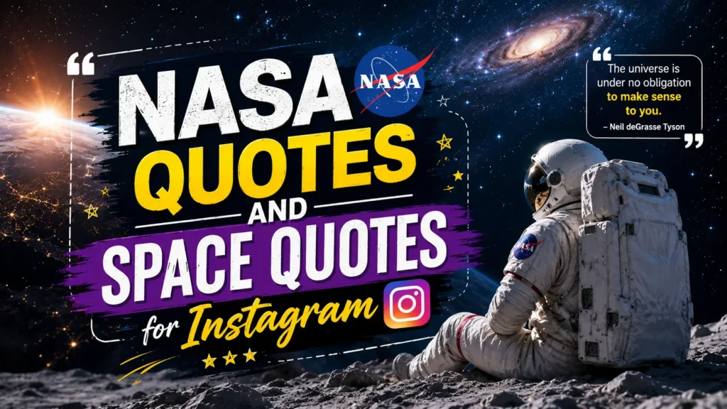 NASA Quotes and Space Quotes for Instagram