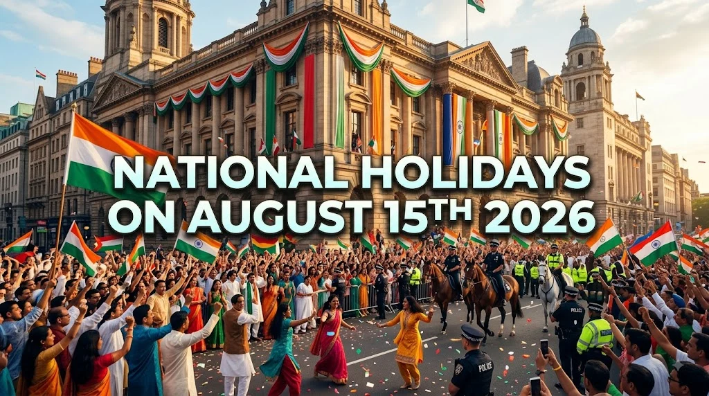 National Holidays on August 15th 2026