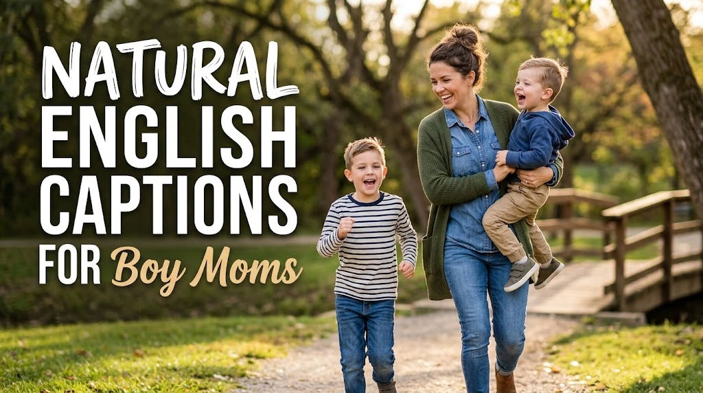 Natural English Captions for Boy Moms