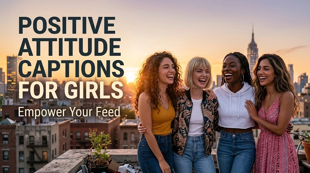Positive Attitude Captions for Girls