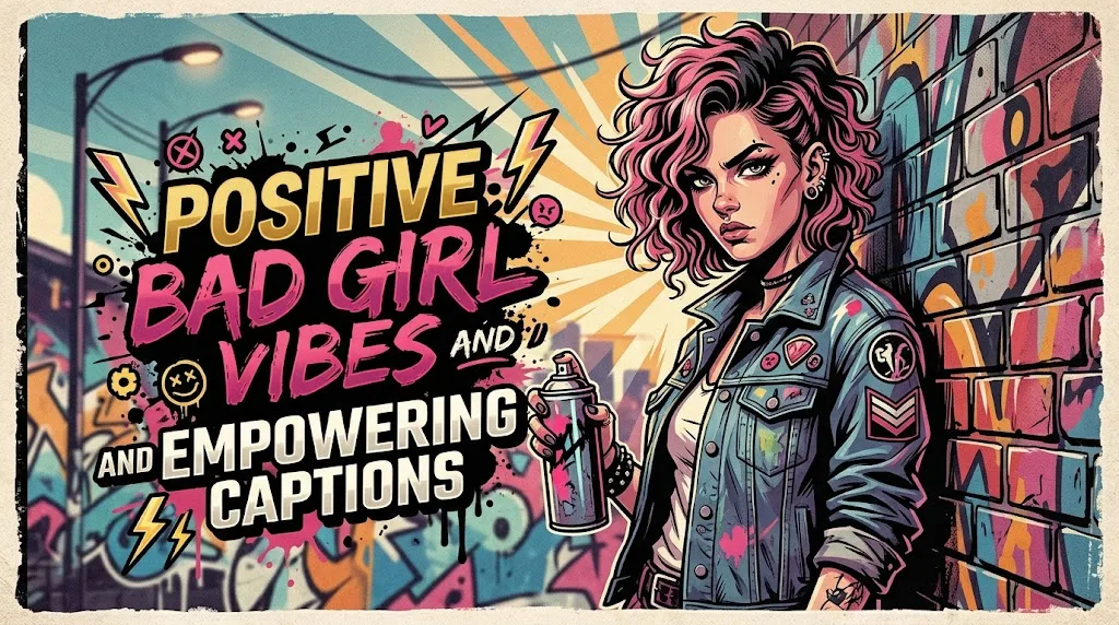 Positive Bad Girl Vibes and Empowering Captions
