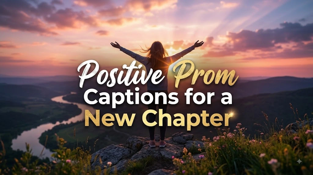 Positive Prom Captions for a New Chapter