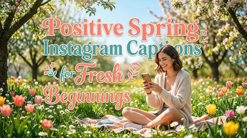Positive Spring Instagram Captions for Fresh Beginnings