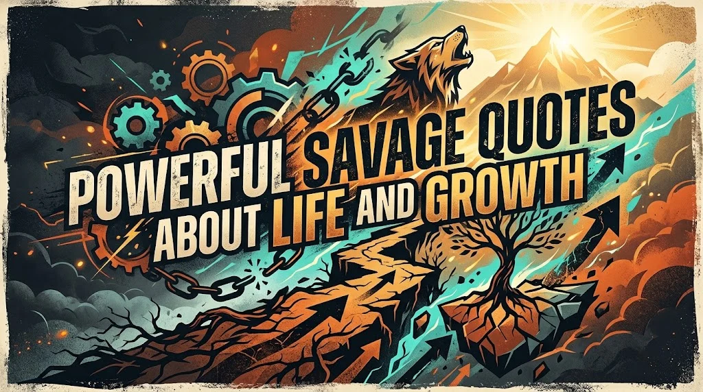 Powerful Savage Quotes About Life and Growth