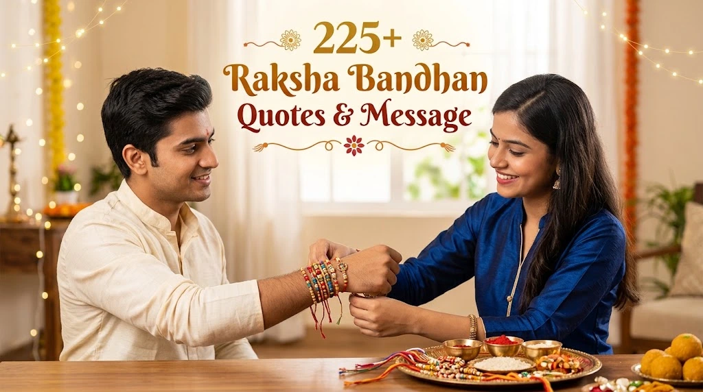 225+ Raksha bandhan quotes and message