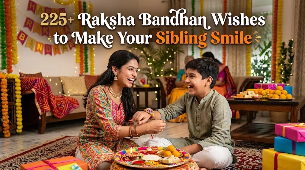 225+ raksha bandhan wishes to make your sibling smile