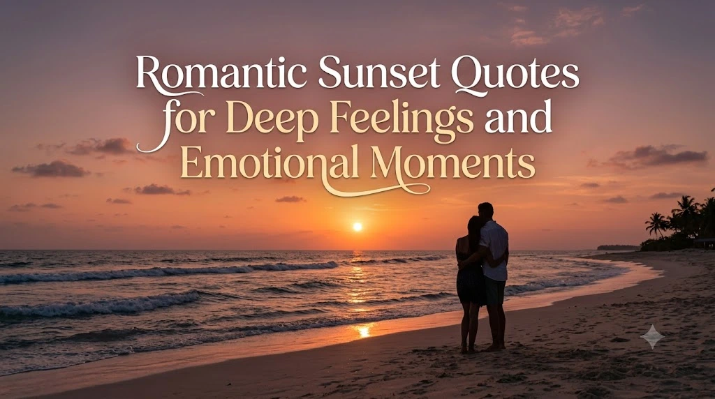 Romantic Sunset Quotes for Deep Feelings and Emotional Moments