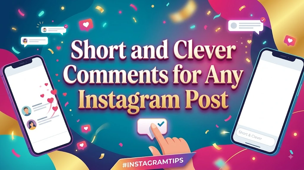 Short and Clever Comments for Any Instagram Post