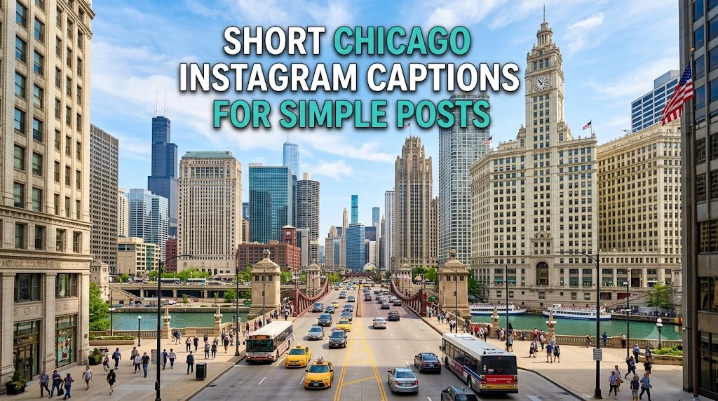 Short Chicago Instagram Captions for Simple Posts