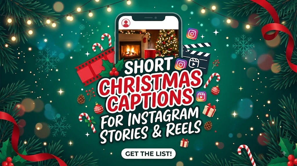 Short Christmas Captions for Instagram Stories and Reels