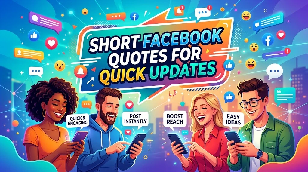 Short Facebook Quotes for Quick Updates