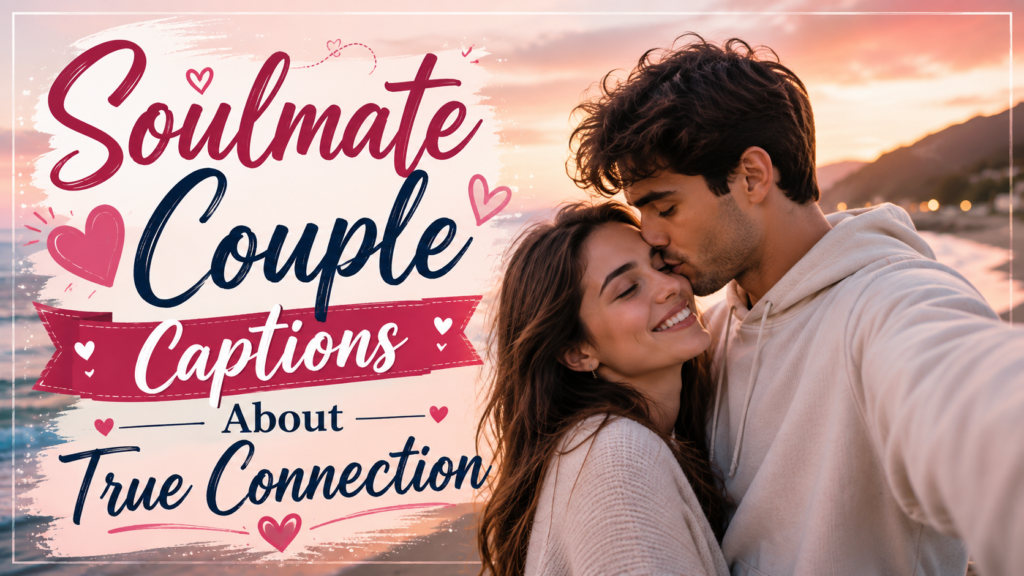 Soulmate Couple Captions About True Connection