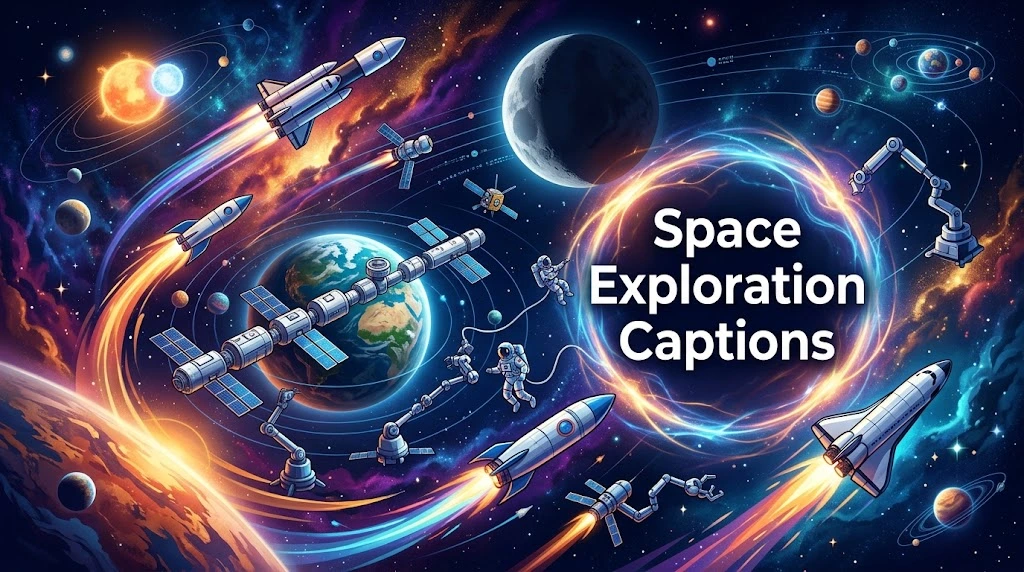 Space Exploration Captions