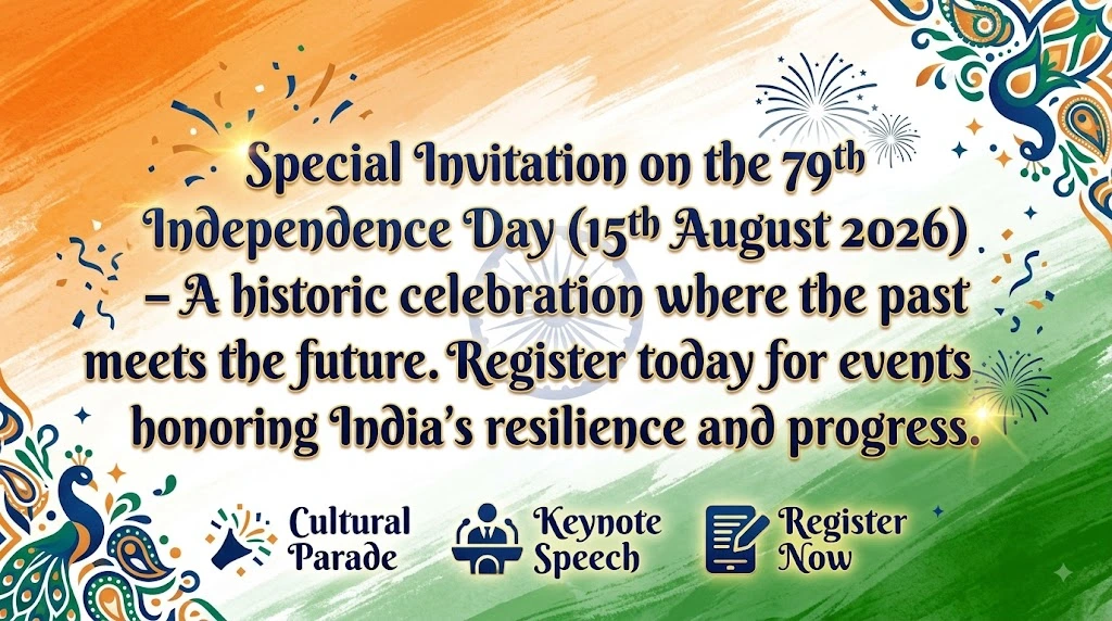 Special Invitation on the 79th Independence Day (15 ...