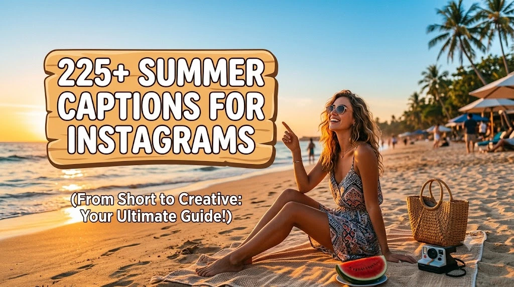 225+ summer captions for instagrams