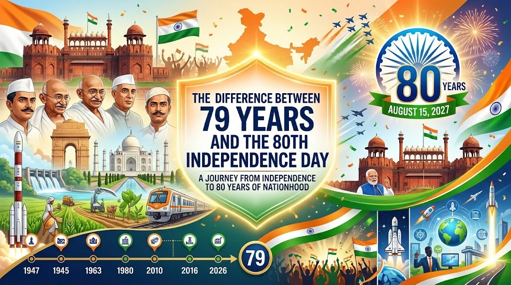 The Difference Between 79 Years and the 80th Independence Day
