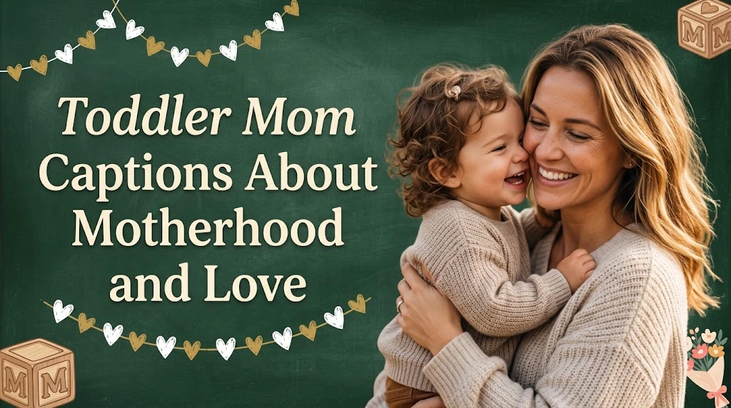 Toddler Mom Captions About Motherhood and Love