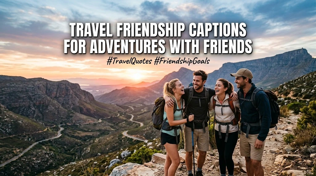 Travel Friendship Captions for Adventures With Friends